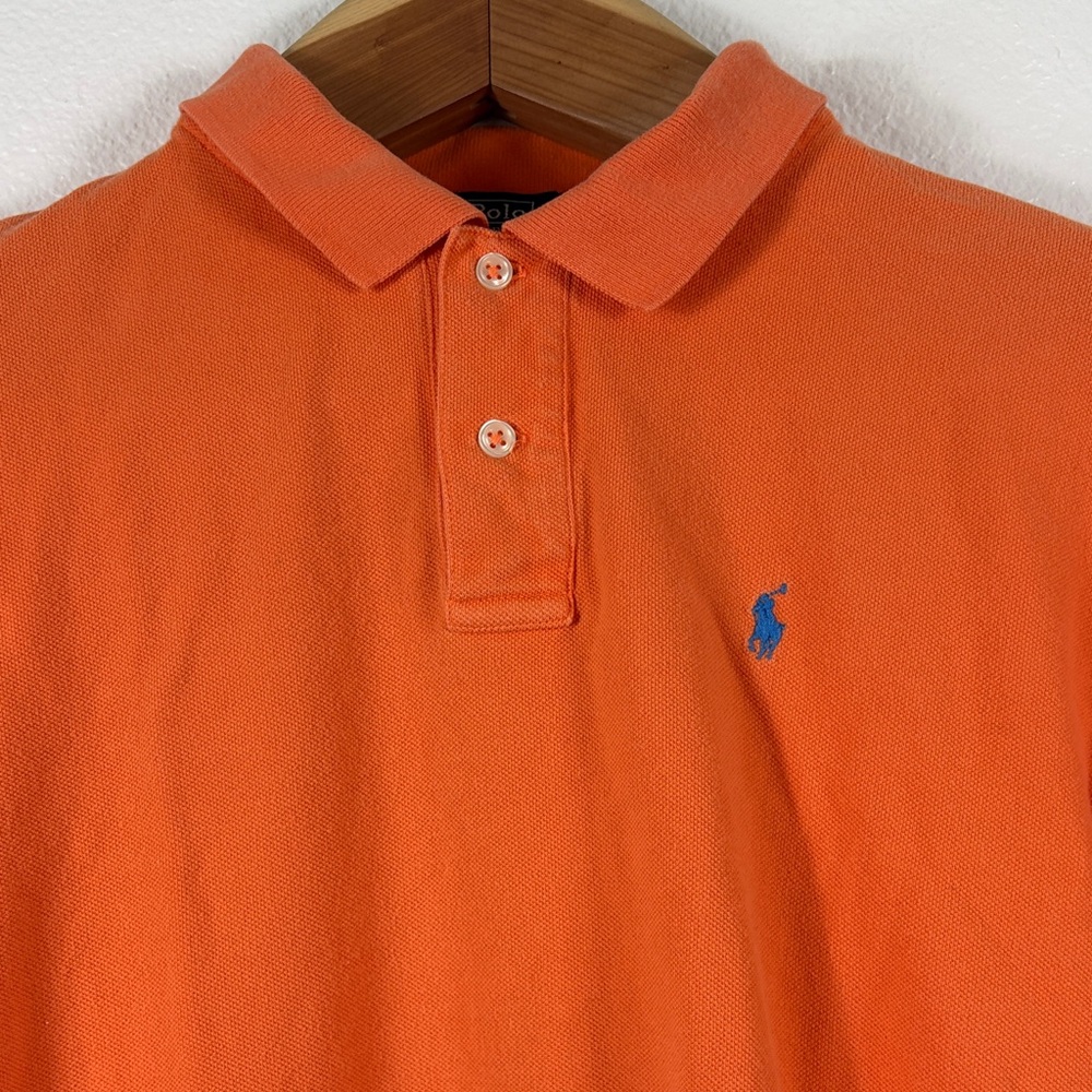 Polo by Ralph Lauren Bright Orange Polo Shirt - Picture 6 of 7